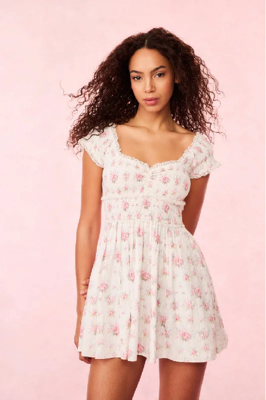 Siona Cotton Floral Mini Dress Formal unclassified dresses