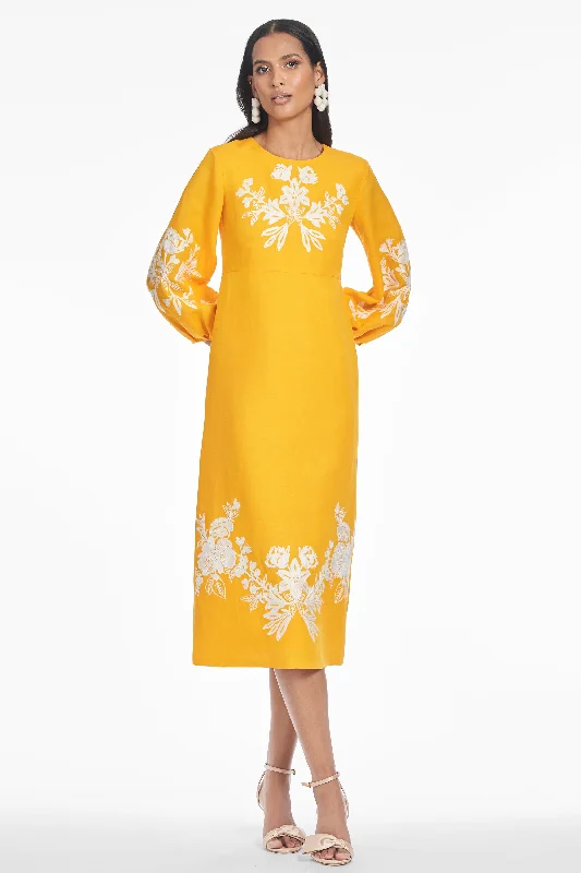 AMAIRA DRESS - MARIGOLD Knitted unclassified dresses