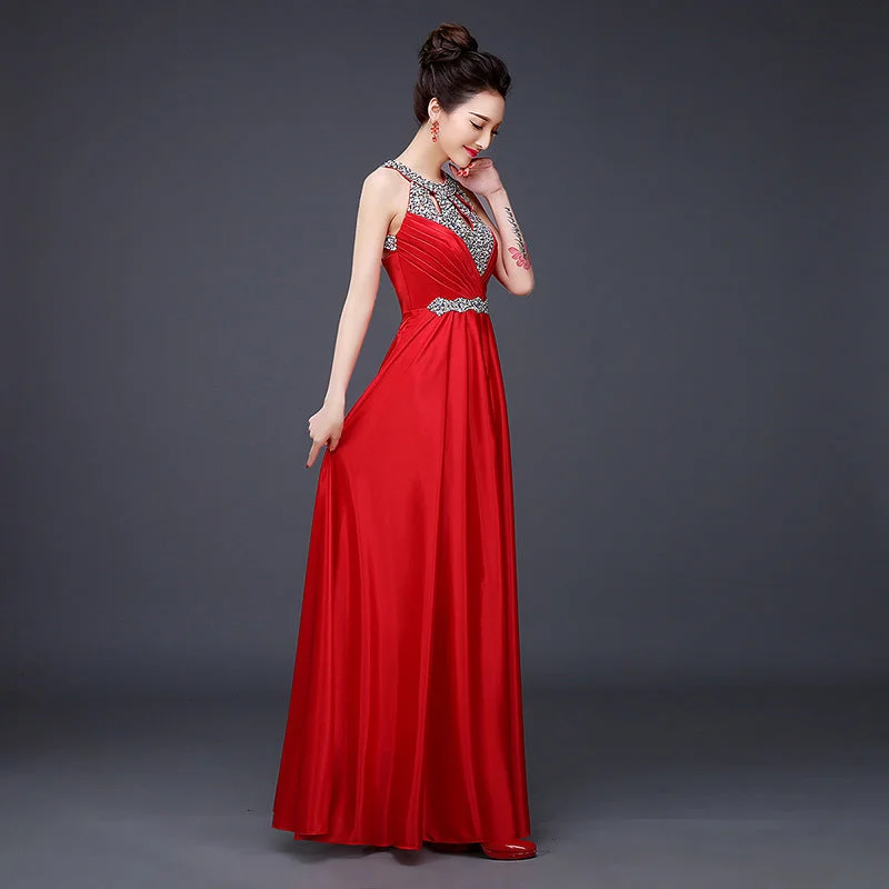 Elegant Halter Sleeveless Evening Dresses Sexy unclassified dresses