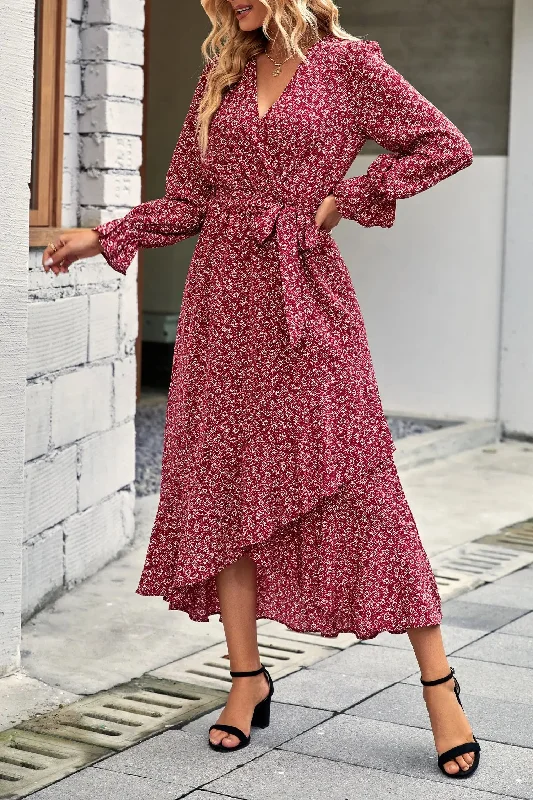 Floral Wine Red White