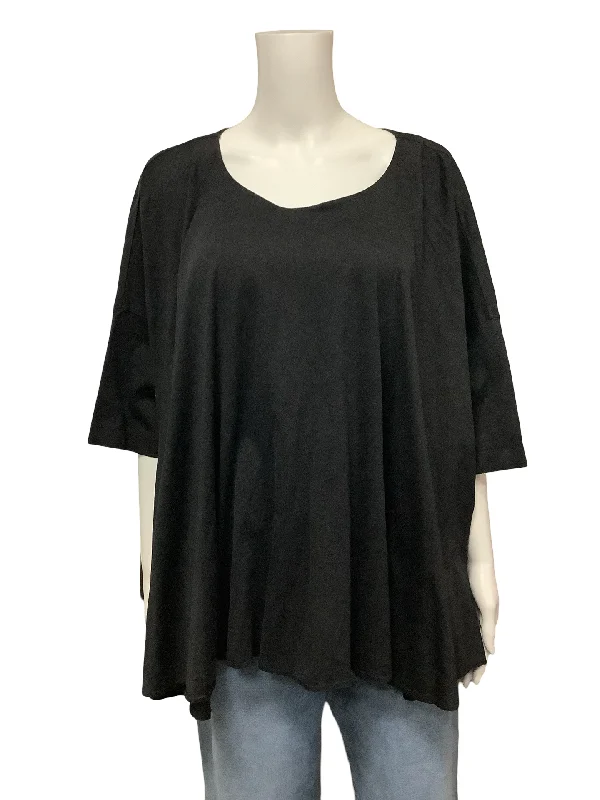 European Culture Tunic Short Sleeve Top Size: XS Minimalist unclassified dresses