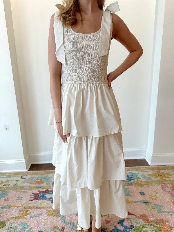 Abby Cream Dress Beaded unclassified dresses