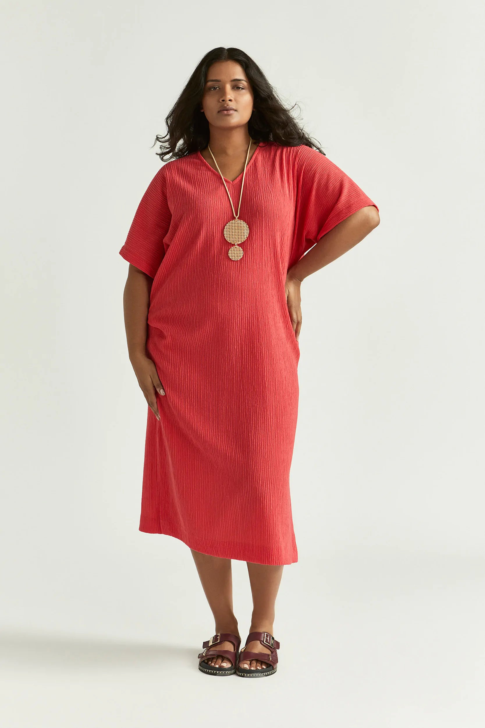 midi-jurk in fripéstof Gothic unclassified dresses