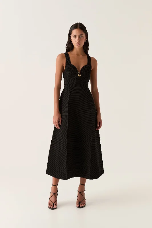 Marisole Knit Midi Dress Fall unclassified dresses