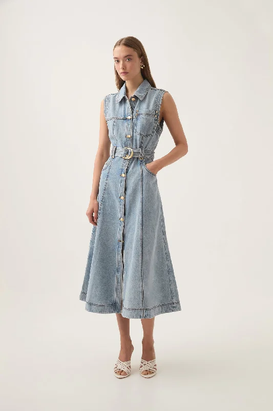 Ray Denim Midi Dress Winter unclassified dresses