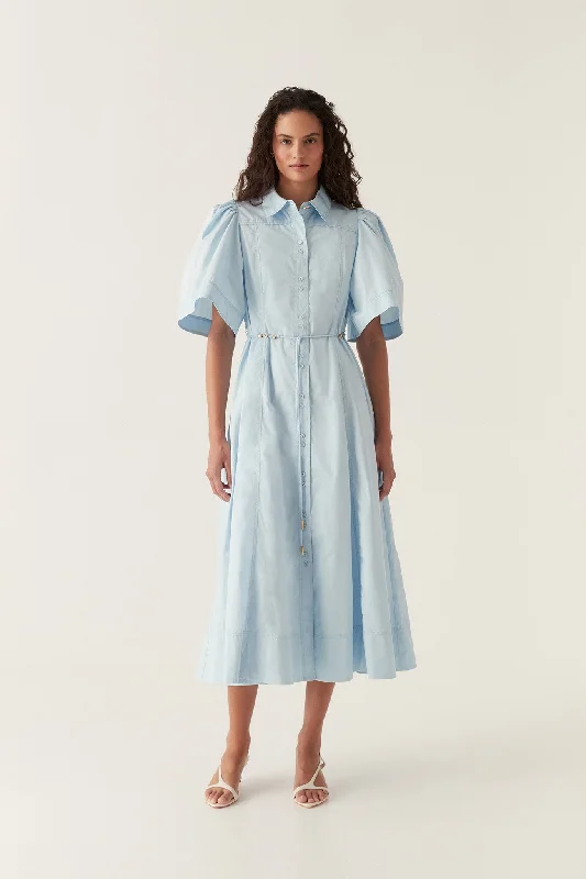 Pivotal Tie Midi Dress Festival unclassified dresses