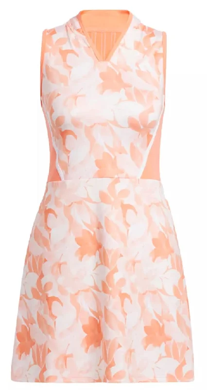 Adidas Floral Women's Golf Dress - Coral Fusion Size S MSP$80 Boho unclassified dresses