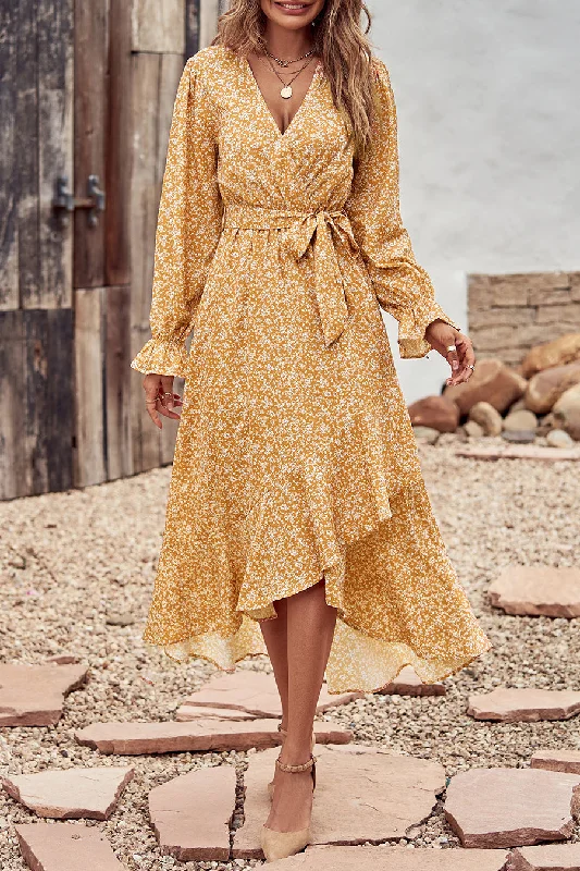 White Floral Yellow