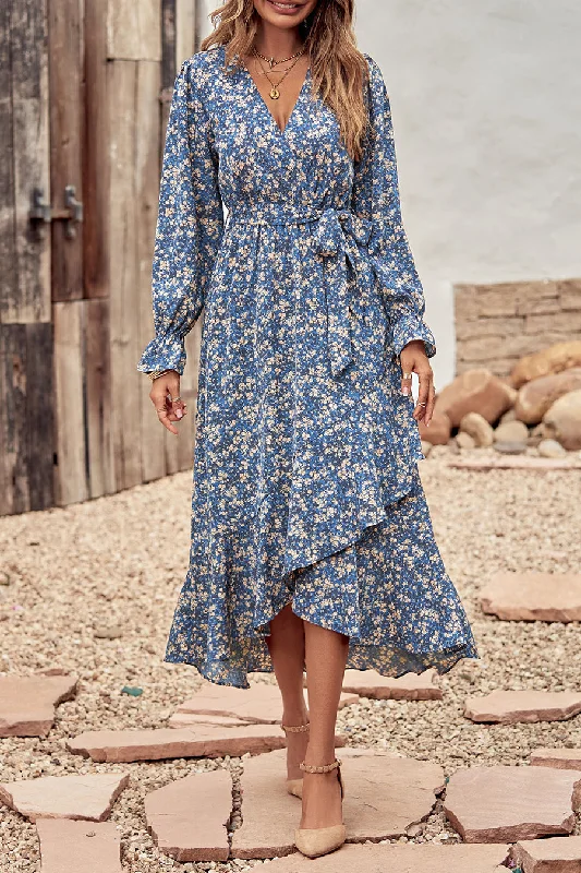 Print Floral Blue